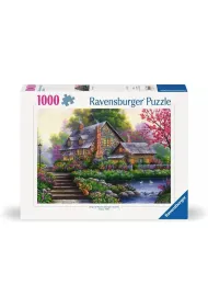 Puzzle 1000 el. Romantyczny domek na wsi Ravensburger