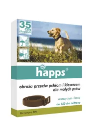 Happs Obroa przeciw pchom i kleszczom dla maych psw