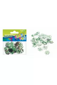 Craft with Fun Ozdoba dekoracyjna kryszta�ki Listki 40 szt.
