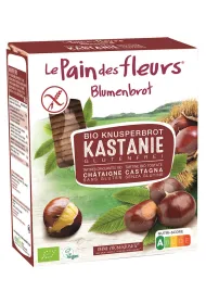 Le Pain Des Fleurs Pieczywo chrupkie kasztanowe bezglutenowe 150 g Bio