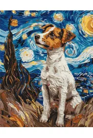 Ideyka Malowanie po numerach - Jack Russell 40x50cm