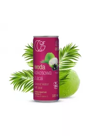 Quality Food Woda kokosowa z kolagenem i acai 320 ml
