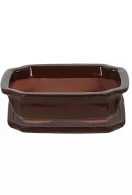 Esschert Design Doniczka z terakoty na bonsai 21xh6 cm