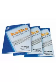 Kakado-Delfin Kalka maszynowa A4 czarna w teczce 218820 25 arkuszy
