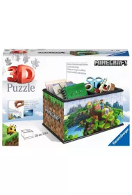 Puzzle 3D 108 el. Szkatuka Minecraft Ravensburger