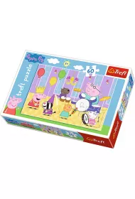 Puzzle 60 �winka Peppa na balu Trefl