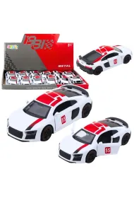 Samoch�d metalowy z nap�dem bia�y 1:43 LeanToys