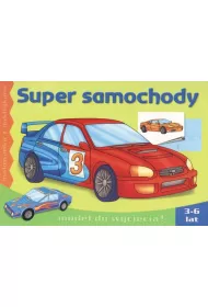 Super samochody. Malowanka z naklejkami 3-6 lat