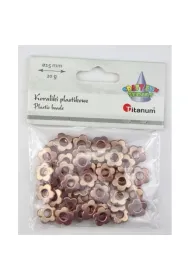 Titanum Koraliki plastikowe kwiatki 15mm, 20g