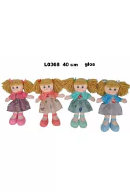 LALKA SZMACIANA Z GLOSEM 40CM LOSOS PLPL SA FOL Sun-Day