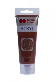 Happy Color Farba akrylowa br�zowa 75ml