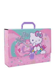 Patio Teczka przestrzenna tekturowa z gumk� A4 Hello Kitty pink wz�r 1