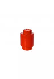 Okrgy pojemnik klocek LEGO Brick 1 Czerwony