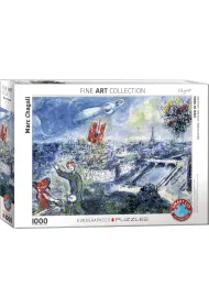 Puzzle 1000 el. Le Bouquet de Paris by Chagall Eurographics