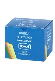 Toma Kreda szkolna niepyl�ca kolorowa 100 szt.