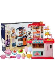 Kuchnia muzyczna ze �wiat�ami i wod� r�owa LeanToys