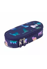 St. Majewski Pi�rnik - saszetka usztywniona z wewn�trzn� klapk� PC1 Holo Cats/Holo Kotki