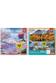 Kukartka Kalendarz 2026 classic Krajobrazy �wiata