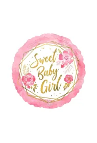 Anagram Balon foliowy Sweet Baby Girl 46cm