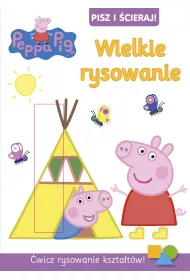 �winka Peppa. PISZ I �CIERAJ. Wielkie rysowanie