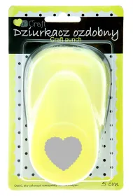Dalprint Dziurkacz ozdobny serce falbanka 5cm