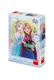 Puzzle z diamencikami Kraina Lodu 200el Dino Toys