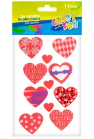 Craft with Fun Ozdoby dekoracyjne piankowe. Serca