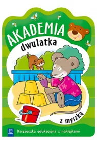 "Akademia dwulatka z myszk�. Ksi��eczka edukacyjna z naklejkami"