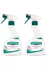 Sanytol Spray przeciw roztoczom i pluskwom Zestaw 2 x 300 ml