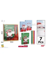 Mp Main Paper Notatnik �wi�teczny z magnetycznym zamkni�ciem z kredkami 1szt.mix