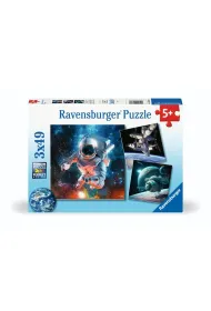 Puzzle 3x49 Outer Space Ravensburger