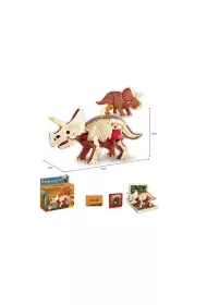 Dinozaur ze szkieletem do sk�adania Trifox