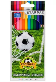 Starpak Kredki o��wkowe Football 12 szt.