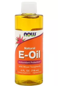 Now Foods E-Oil - Naturalna Witamina E z mieszank Tokoferoli Suplement diety 118 ml