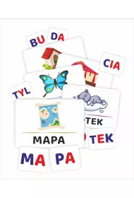 Ukadanka sylabowa. Wyrazy dwusylabowe 126 kart