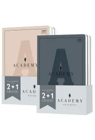 Interdruk Zeszyt A5 Academy linia 60 kartek 3 szt.