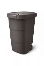 Prosperplast Keden kosz na mieci wheeler - czarny recykling 95 l