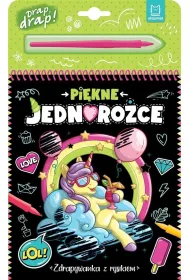 Pi�kne jednoro�ce. Zdrapywanka z rysikiem