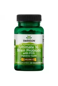 Swanson Ultimate 16 Strain Formula Fos - suplement diety 60 kaps.