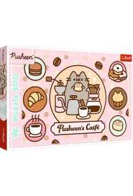 Puzzle 500 Pusheen w kawiarni TREFL