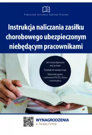 eBook Instrukcja naliczania zasiku chorobowego ubezpieczonym niebdcym pracownikami pdf