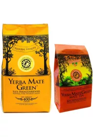 Mate Green Yerba Mate: Lemon + Mas Energia Guarana Zestaw 400 g + 200 g
