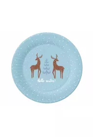 Godan Talerzyki papierowe Hello Winter 6 szt.