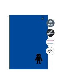 EV-Corp Zeszyt A4 32k.w 3 linie kolor Robot 90g