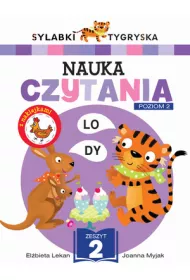 Sylabki Tygryska. Nauka czytania. Poziom 2. Zeszyt 2