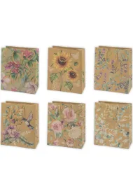 Torba T4 eko kwiaty (19x23x10,5cm) op.10 szt. mix