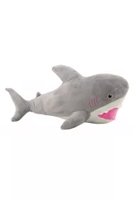 Pluszowy rekin 50cm siwy LeanToys