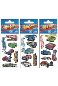 Naklejka silver Hot Wheels 6,6 x 18 cm