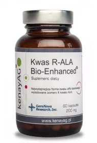 Kenay Kwas R-ALA Bio-Enhanced aktywna forma kwasu liponowego - suplement diety 60 kaps.