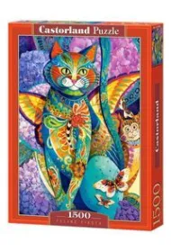 Puzzle 1500 el. Kocia fiesta Castorland
